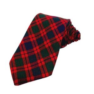 100% Wool Tie Scotland ,Red Scotish Pattern 59"L  2 3/4"W $22.99